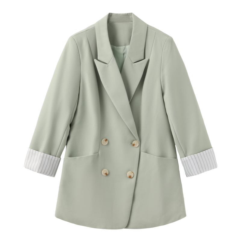 Seline | Women's Green Oversized Blazer