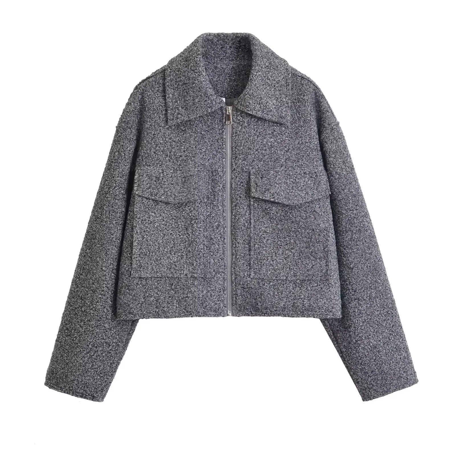 Elinor™ | Oversized Uldmix Jakke med Luksuriøs Pasform og Vintervarme