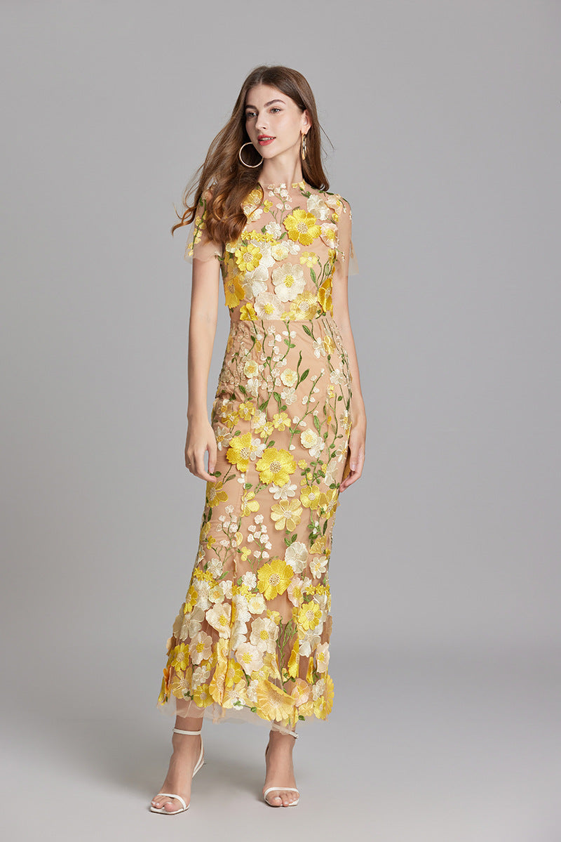 Floréa | Blomstret  Maxi Kjole