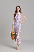 Floréa | Blomstret  Maxi Kjole