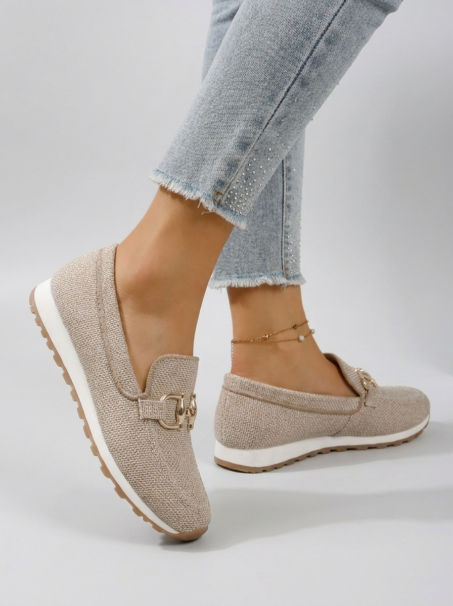 Elowen | Komfort Loafers Med Åndbart Meshdesign
