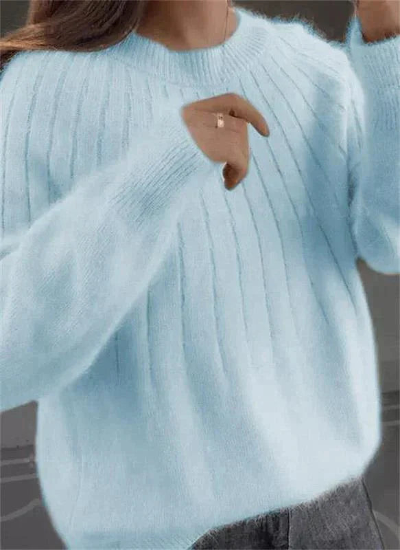 Elara | Ribstrikket Sweater