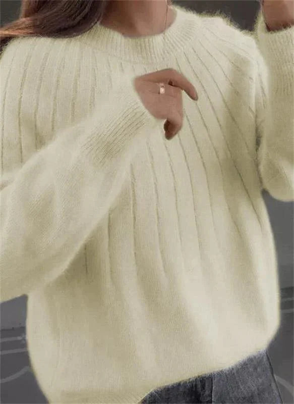 Elara | Ribstrikket Sweater