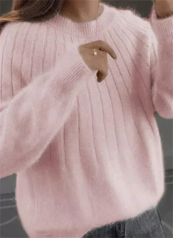 Elara | Ribstrikket Sweater