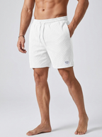 Rafael | Strukturerede Bade Shorts med Elastisk Talje