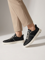 Adrian | Hvide Læder Sneakers til Herre med Snørebånd