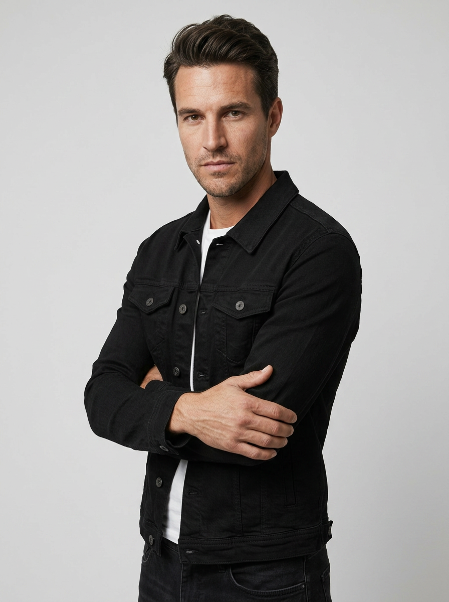 Orion | Casual Denimjakke Til Herre