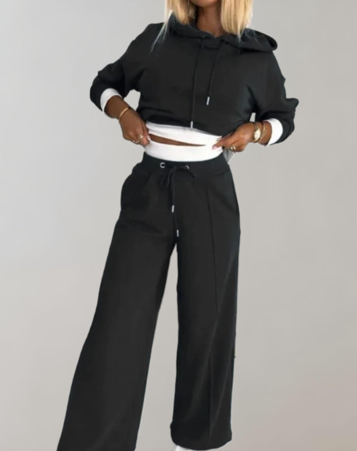 Nerina | Dame Wide-Leg Loungesæt