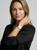 Aurora | Elegant Dameur med Farverig Læderrem