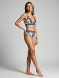 Amalfi | Højtaljet Bikini Med Print