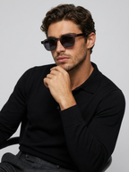 Rocco | Kraftig Acetat Solbrille i Retro Design