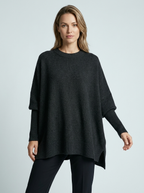 Eveline | Women's Oversized Knitted Poncho