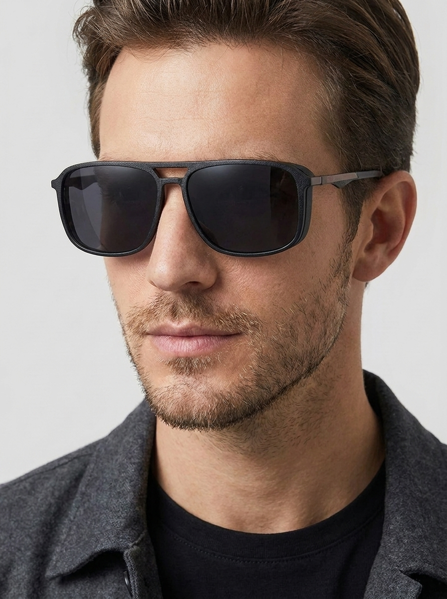 Martin | Polariseret Aviator Solbrille i Robust Design