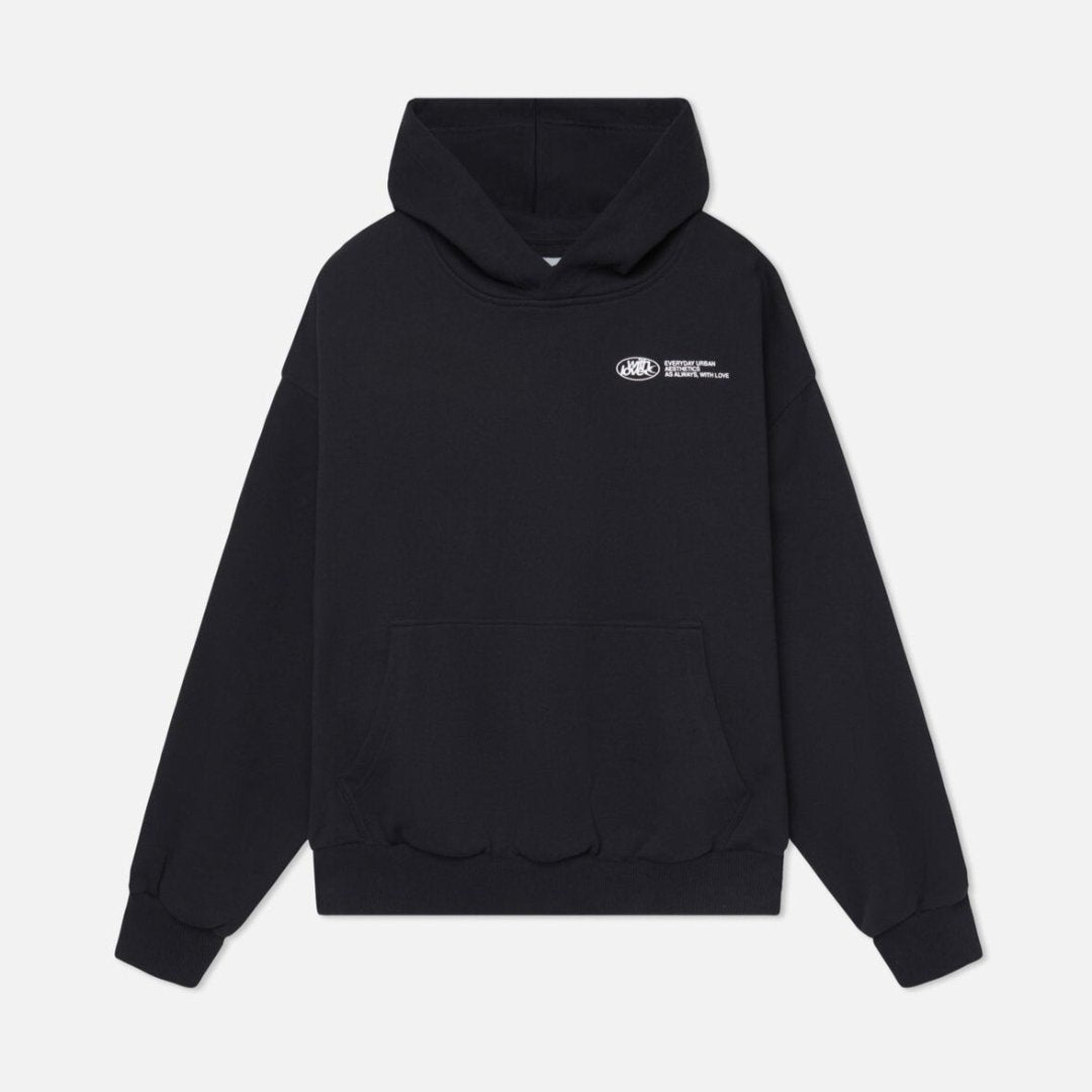 Avery | Unisex oversized hættetrøje med rygprint
