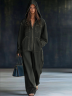 Elara | Dame Denim Jumpsuit
