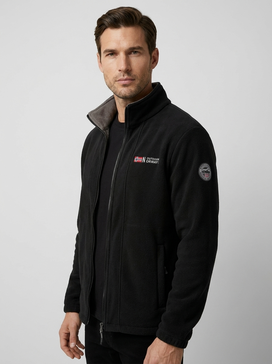 Mikkel | Fleece Jacket with High Collar
