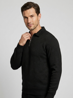Marco | Men's Quarter-Zip Sweater with Revers Collar