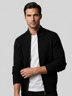 Adrian | Herre Ribstrikket Cardigan