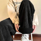 Nolan | Men's corduroy trousers with wide legs and a drawstring waist