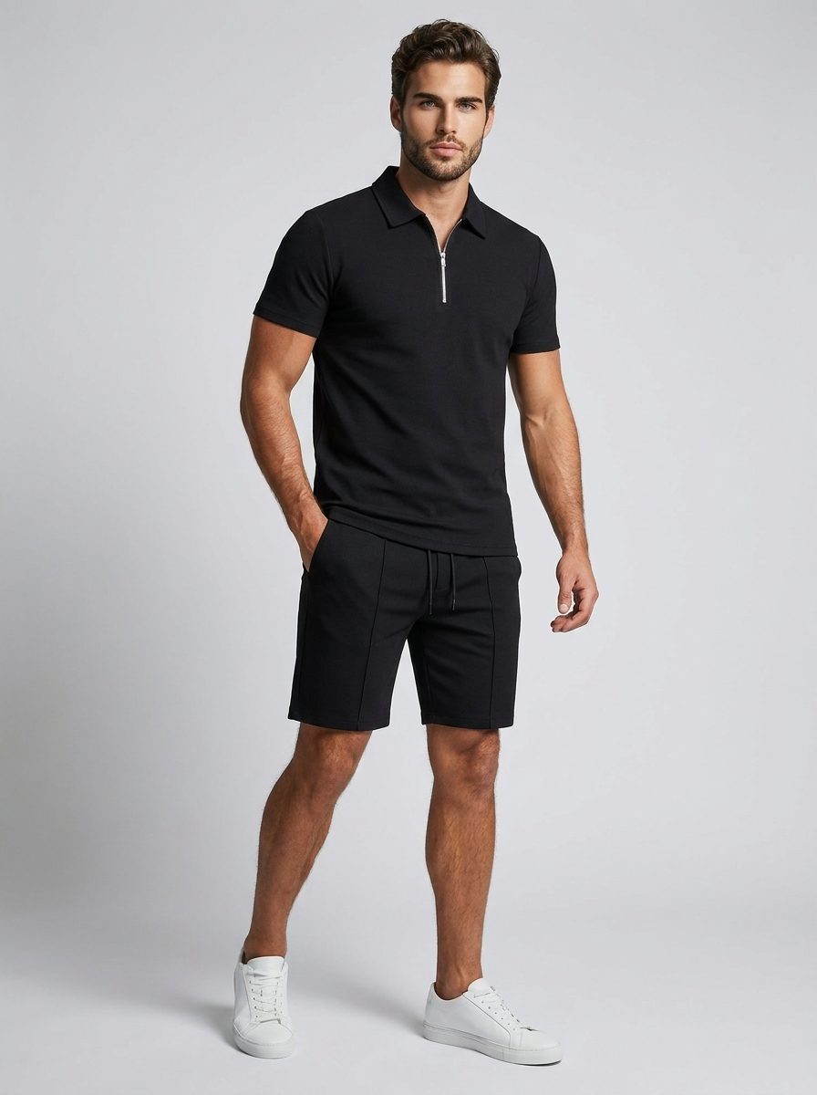Giello | Polo Og Shorts Sæt Til Sommer