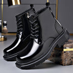 Valerio | Men's ankle boots with laces and chunky soles
