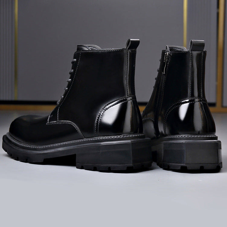 Valerio | Men's ankle boots with laces and chunky soles