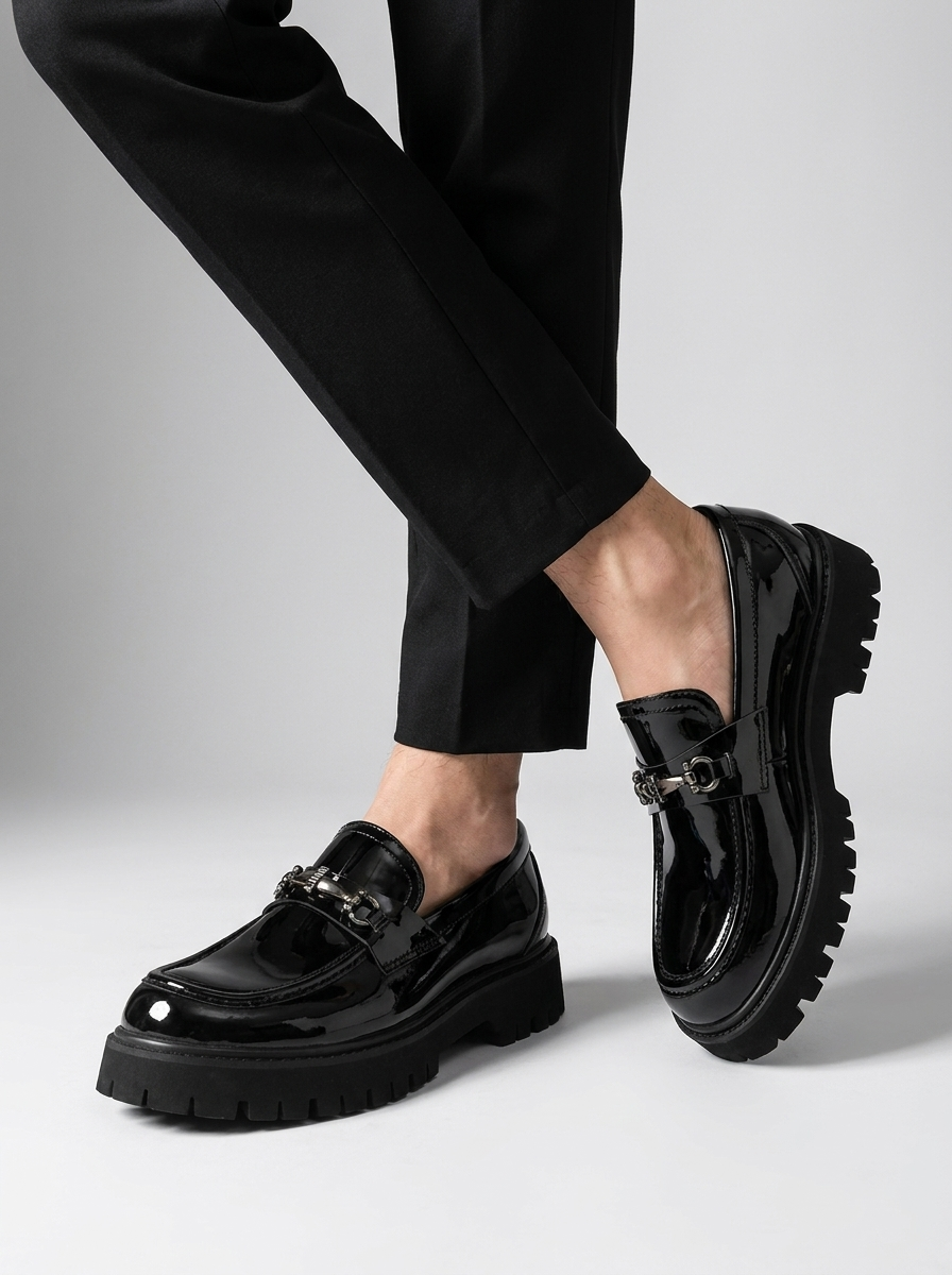 Conway | Elegante Læder Loafers Med Kraftig Sål