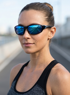 Zerano | Sport Solbriller Med Spejlglas Og Wraparound Design
