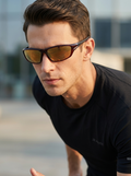 Zerano | Sport Solbriller Med Spejlglas Og Wraparound Design