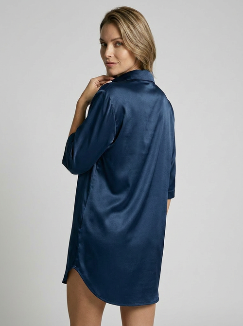 Serena | Satin Natkjole Oversized Dame