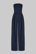 Camille | Strapless Jumpsuit med Wide-Leg Silhuet