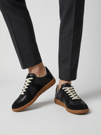 Marcello | Retro Sneakers I Ruskind Og Læder