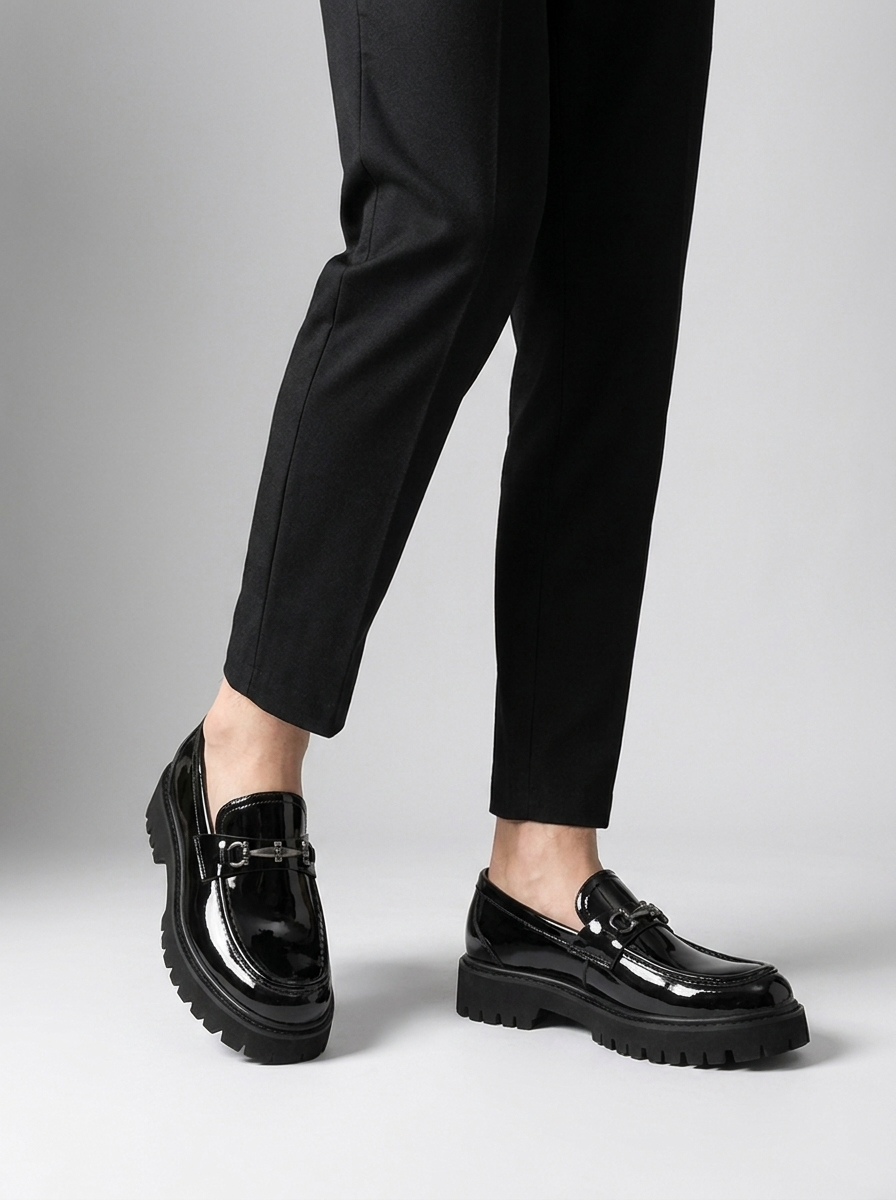 Conway | Elegante Læder Loafers Med Kraftig Sål