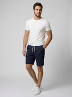 Marco | Casual Herreshorts Med Elastisk Talje