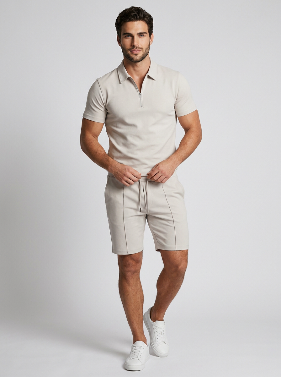 Giello | Polo Og Shorts Sæt Til Sommer