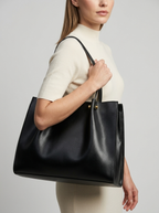 Valora | Borsa shopper in ecopelle con design spazioso