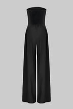 Camille | Strapless Jumpsuit med Wide-Leg Silhuet