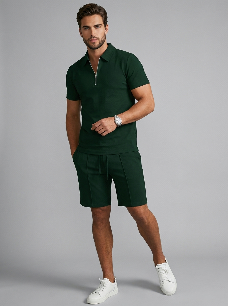 Giello | Polo Og Shorts Sæt Til Sommer