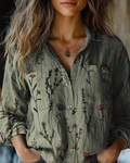 Elara | Hørblomst Bluse Damer
