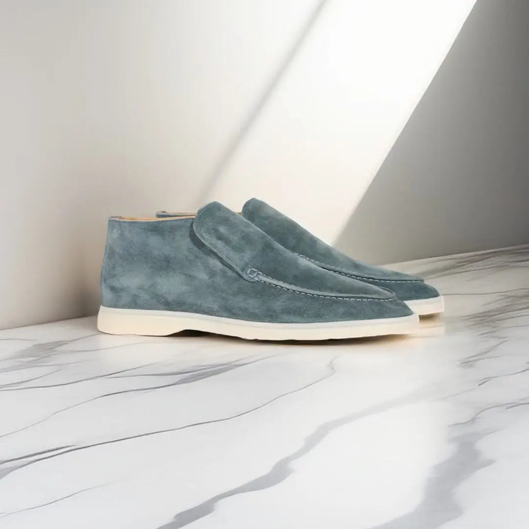 Alvaro | Mocassini classici in suede con design minimalista