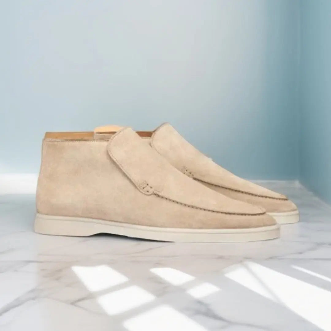 Alvaro | Mocassini classici in suede con design minimalista