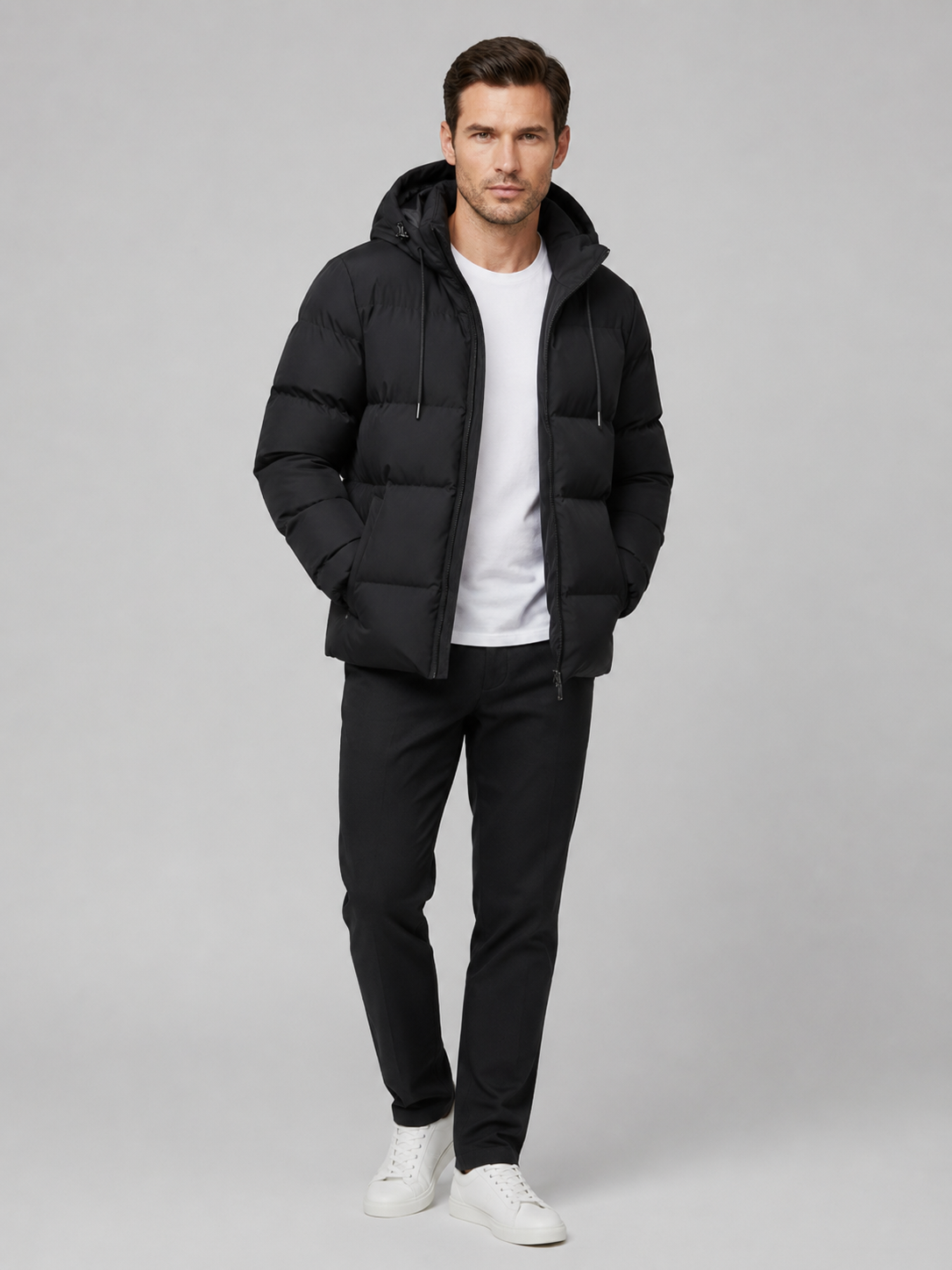 Alaric | Warm Puffer Jacket for Men with Hood