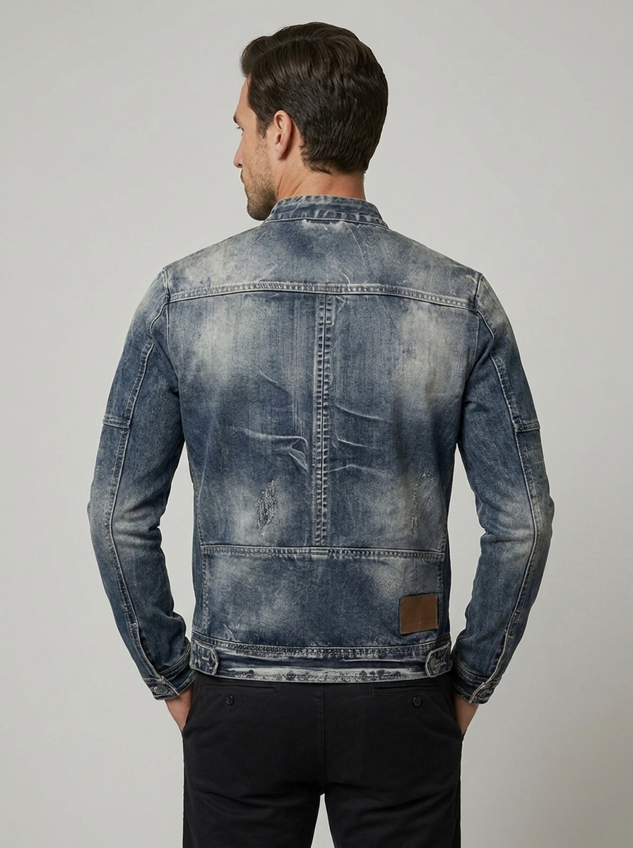 Axel™ | Giacca di jeans retrò da uomo con stile senza tempo e materiali resistenti