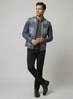 Axel™ | Giacca di jeans retrò da uomo con stile senza tempo e materiali resistenti