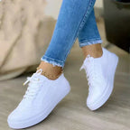 Sorella | Dame Lave Sneakers Ruskindslook