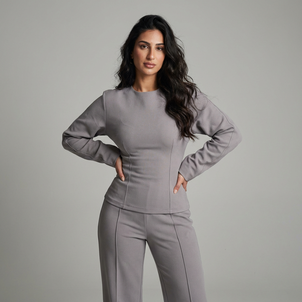 Solenne | Ensemble deux pièces pull et pantalon