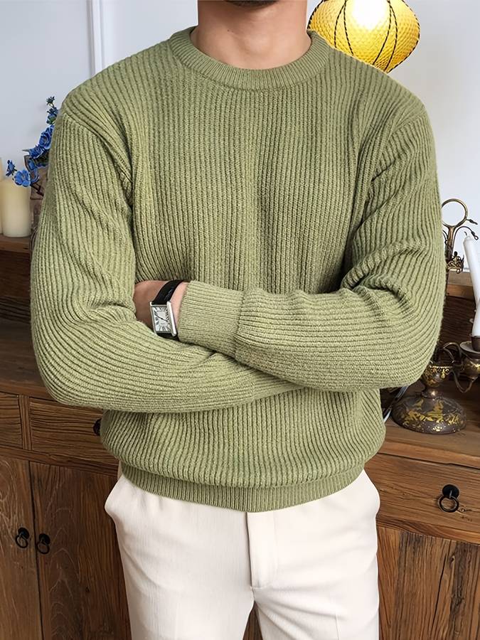 Bastien | Ribbed Knit Sweater for Men