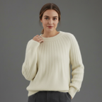Elara | Ribstrikket Sweater