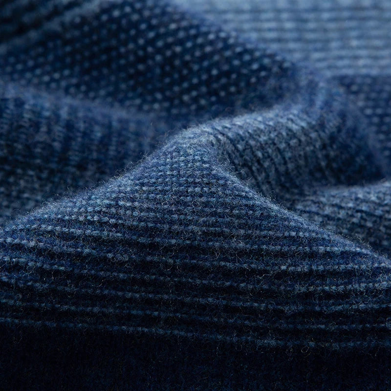 Adrian | Men's wool sweater with graduated stripes