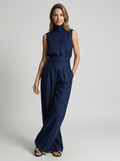 Keltie | Elegant High-Waisted Jumpsuit With Wide Legs